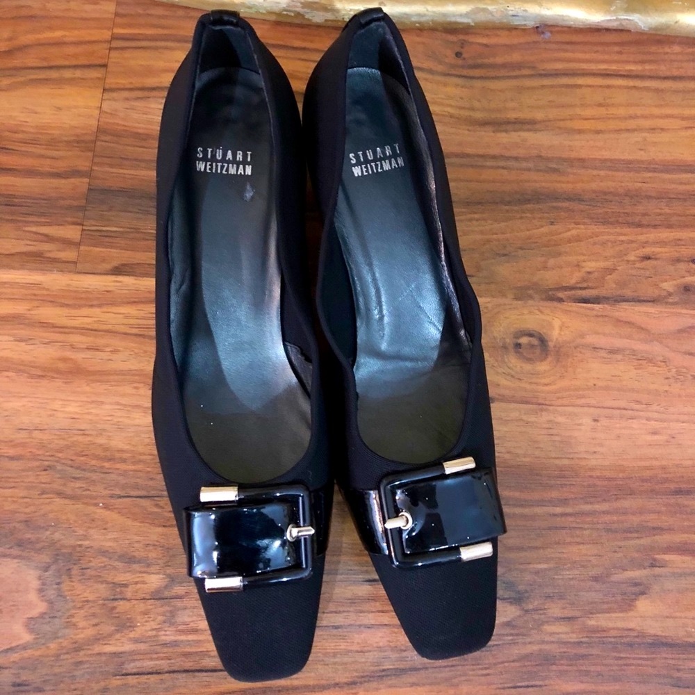 Stuart Weitzman Excellent Condition Black Heel